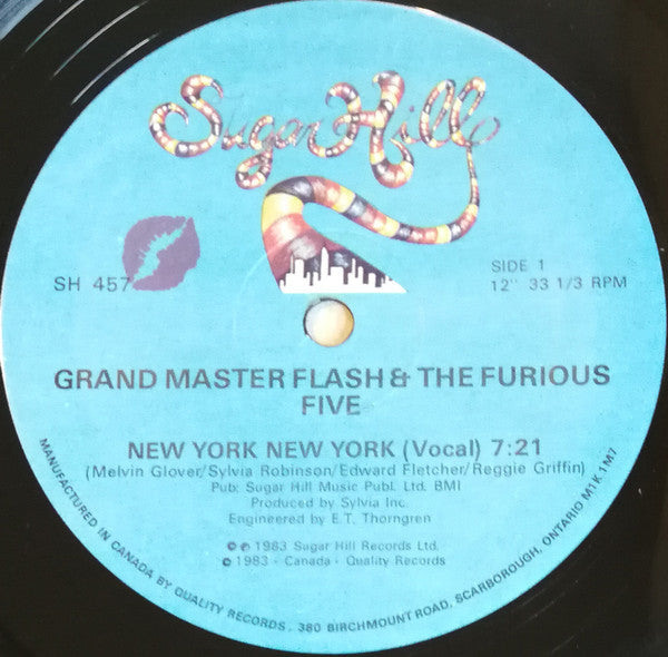 Grandmaster Flash & The Furious Five - New York New York