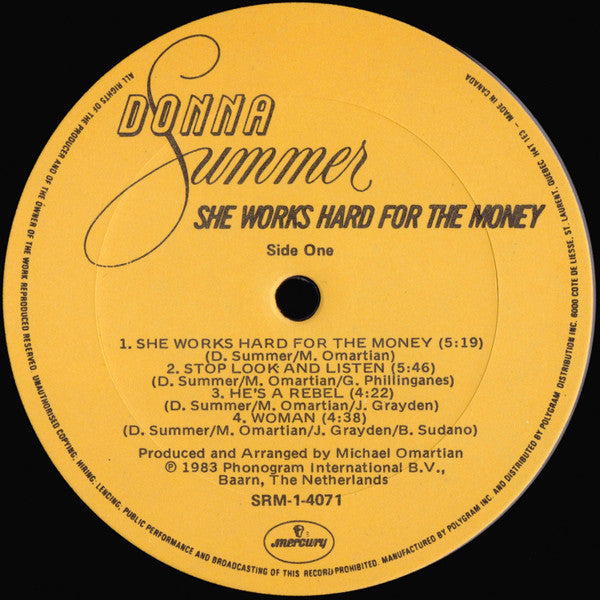 Donna Summer - She Works Hard For The Money