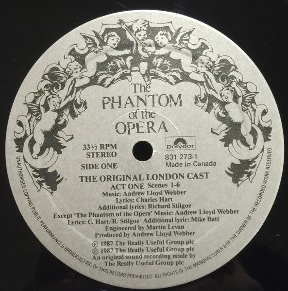 Andrew Lloyd Webber - The Phantom Of The Opera - 1987
