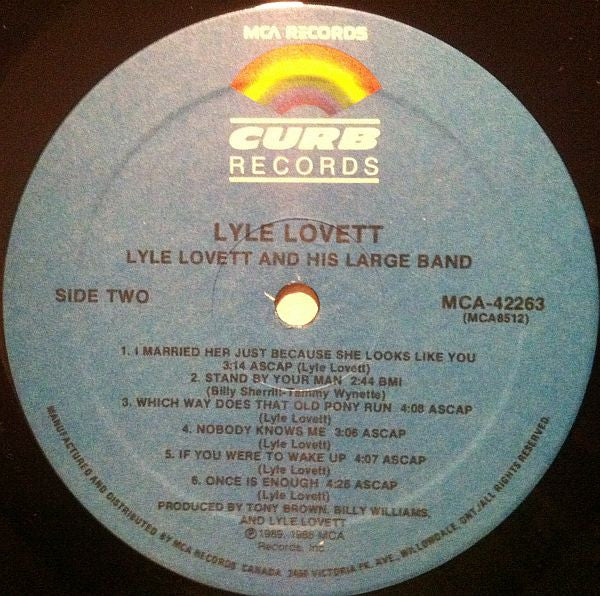Lyle Lovett And His Large Band - Lyle Lovett And His Large Band
