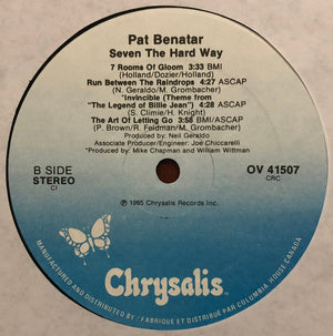 Pat Benatar - Seven The Hard Way Vinyl Record