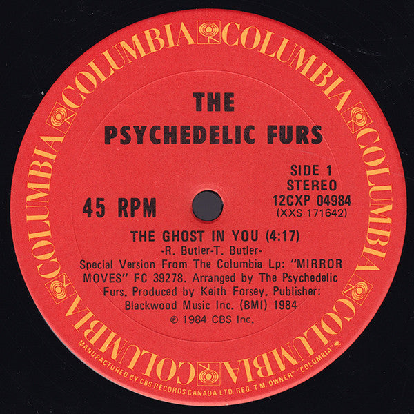 Psychedelic Furs, The - The Ghost In You - 1984