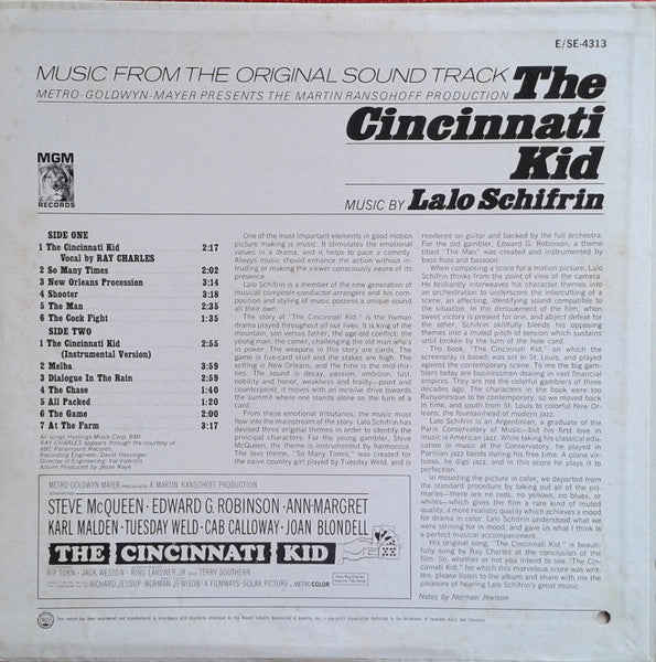 Lalo Schifrin - The Cincinnati Kid