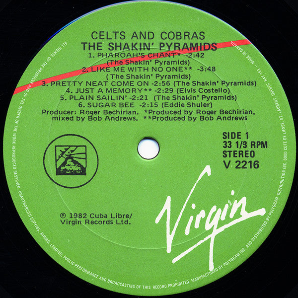 Shakin' Pyramids, The - Celts And Cobras - 1982
