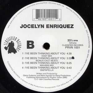 Jocelyn Enriquez - I've Been Thinking About You Vinyl Record