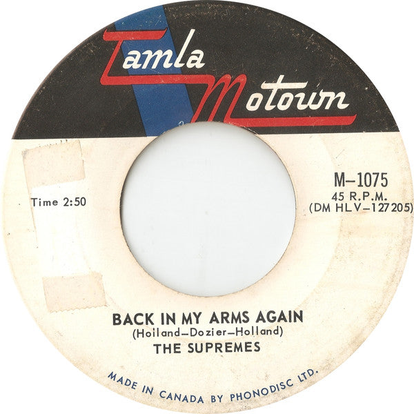 The Supremes - Back In My Arms Again