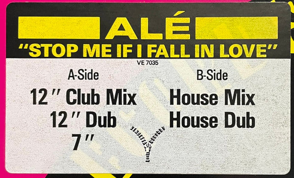 Alé - Stop Me If I Fall In Love