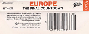 Europe  - The Final Countdown Vinyl Record