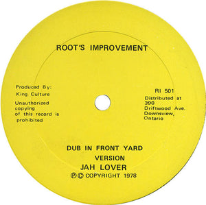 Benbow / Jah Lover - Guiding Star / Dub In The Front Yard - 1978