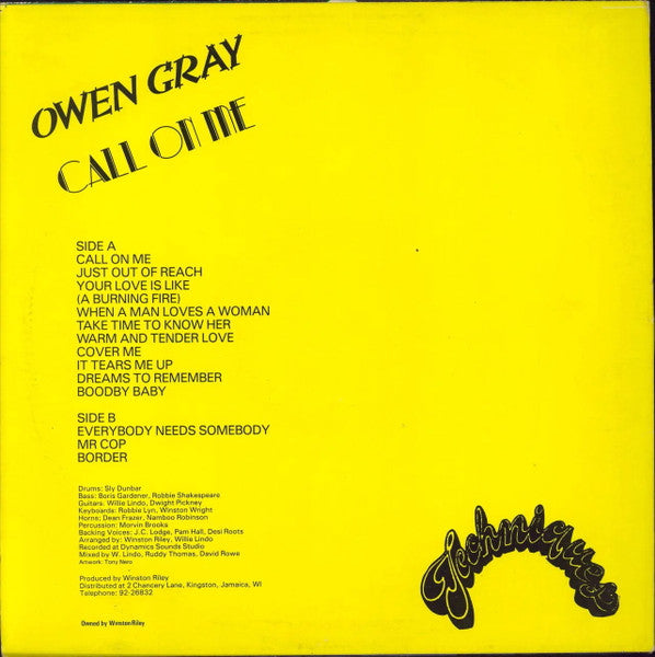 Owen Gray - Call On Me