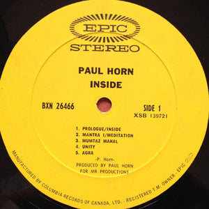 Paul Horn - Inside - 1968