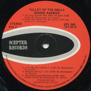 Dionne Warwick - Valley Of The Dolls