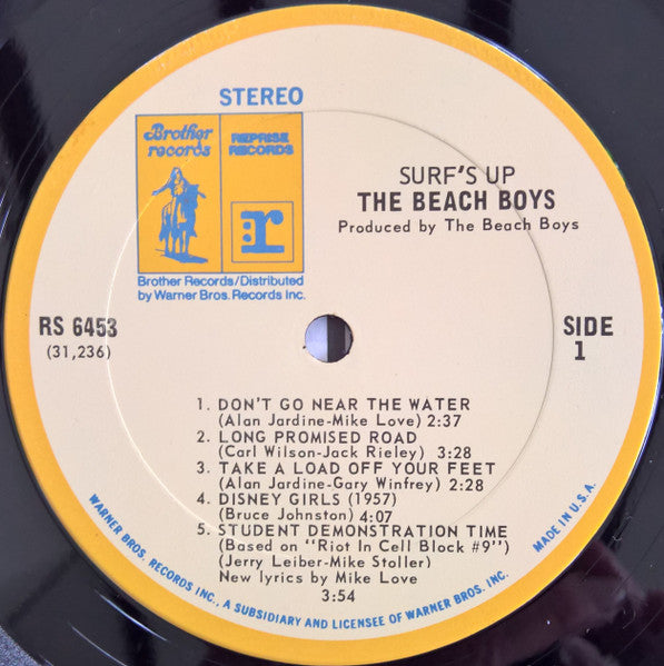 The Beach Boys - Surf's Up Vinyl Record