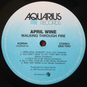 April Wine - Walking Through Fire