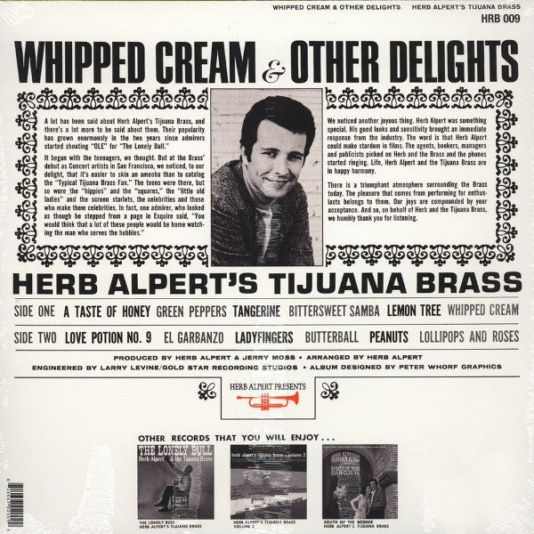 Herb Alpert & The Tijuana Brass - Whipped Cream & Other Delights