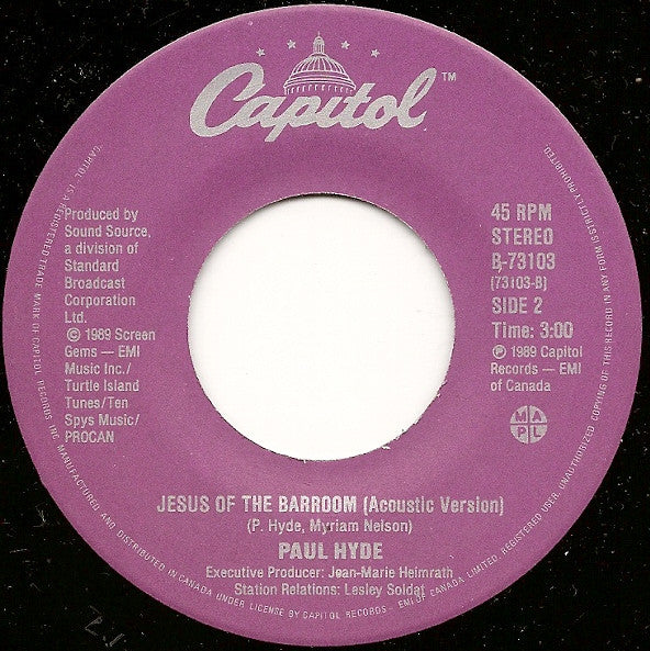 Paul Hyde - What Am I Supposed To Do? - 1989