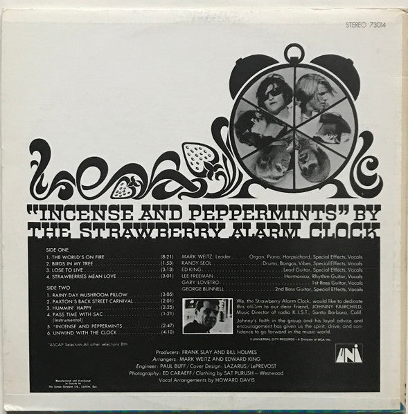 Strawberry Alarm Clock - Incense And Peppermints
