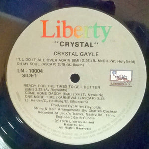 Crystal Gayle - "Crystal" Vinyl Record