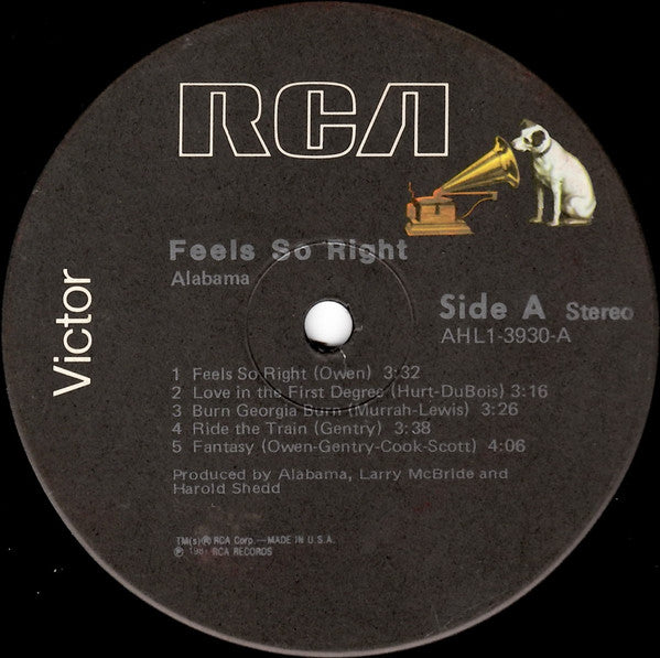 Alabama - Feels So Right - 1981