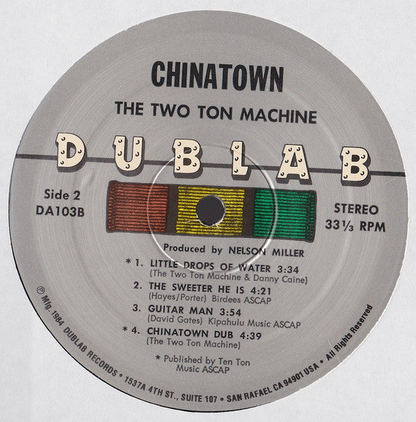 Two Ton Machine, The - Chinatown - 1984