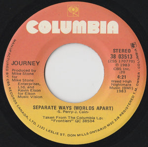Journey - Separate Ways (Worlds Apart) / Frontiers