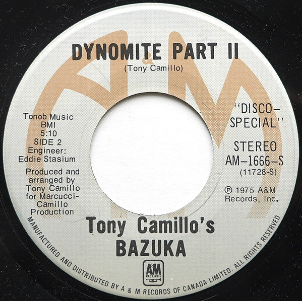 Tony Camillo's Bazuka - Dynomite - 1975