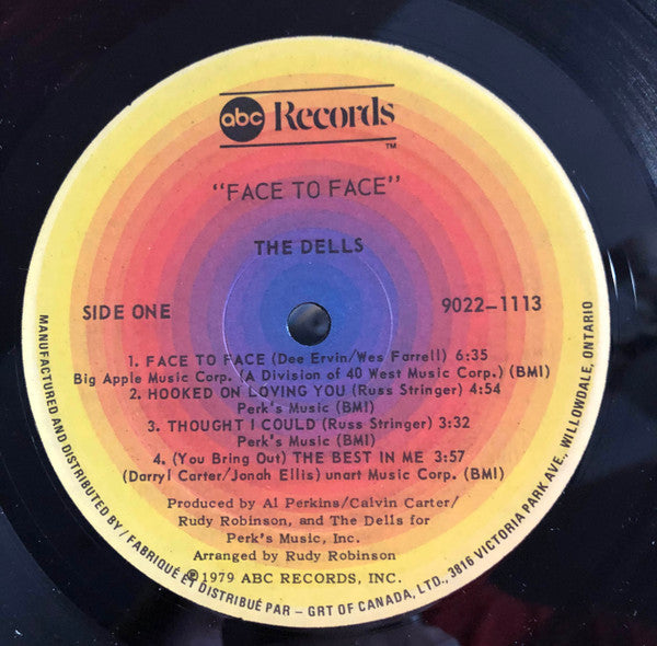 The Dells - Face To Face Vinyl Record