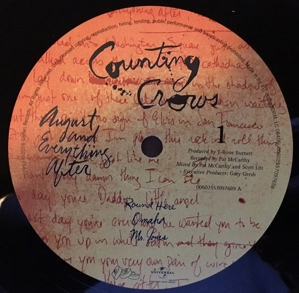 Counting Crows - August And Everything After - 2017