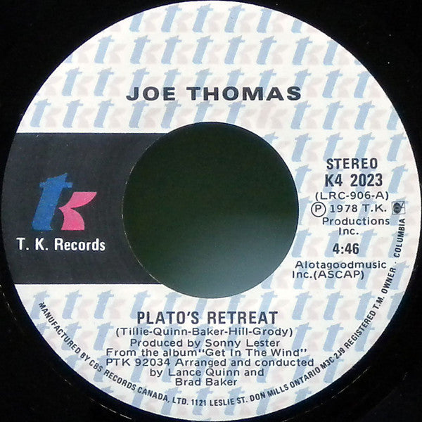 Joe Thomas - Plato's Retreat