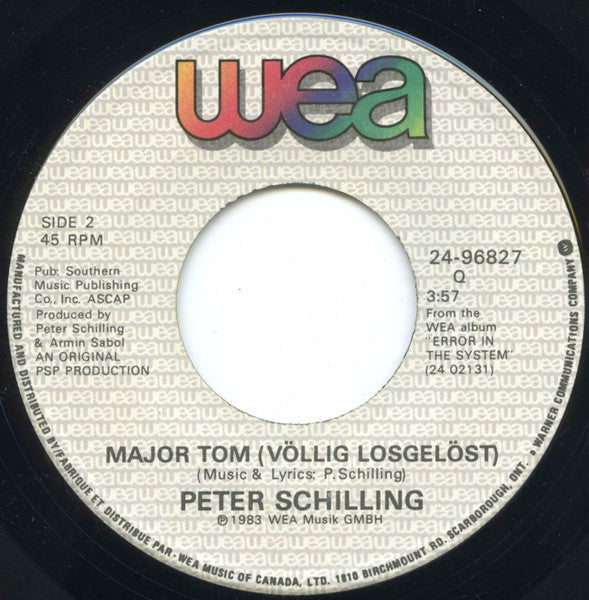 Peter Schilling - Major Tom (Coming Home)