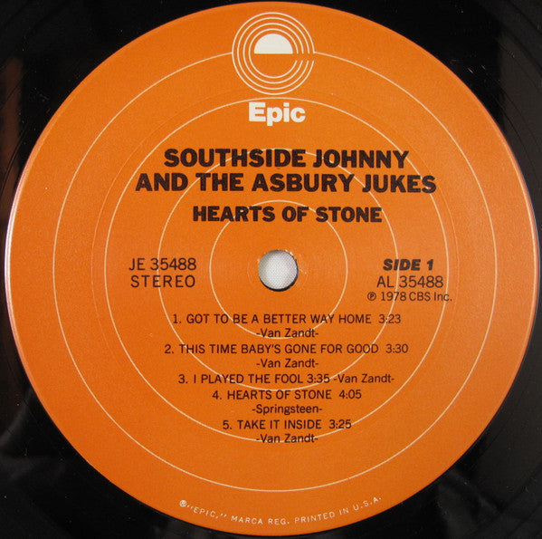 Southside Johnny & The Asbury Jukes - Hearts Of Stone - 1978