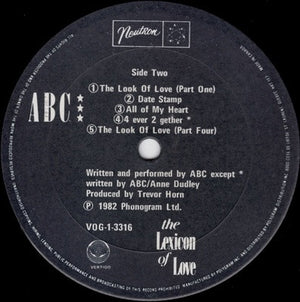 ABC - The Lexicon Of Love - 1982