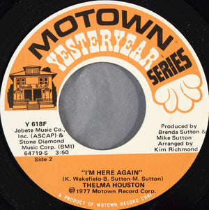 Thelma Houston - Don't Leave Me This Way / I'm Here Again -