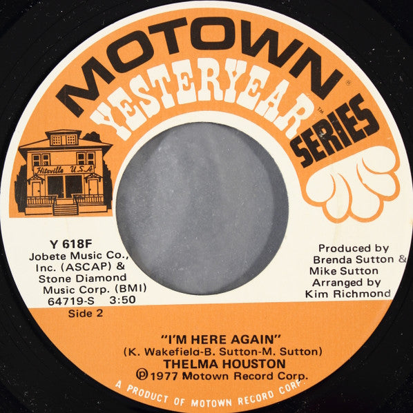 Thelma Houston - Don't Leave Me This Way / I'm Here Again -