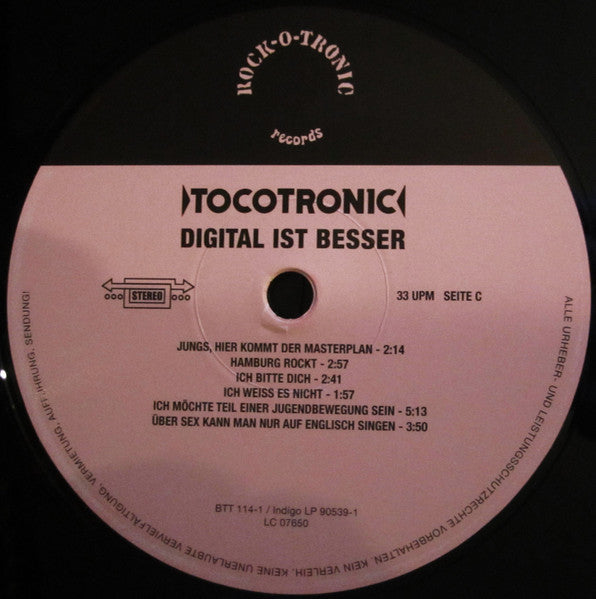 Tocotronic - Digital Ist Besser