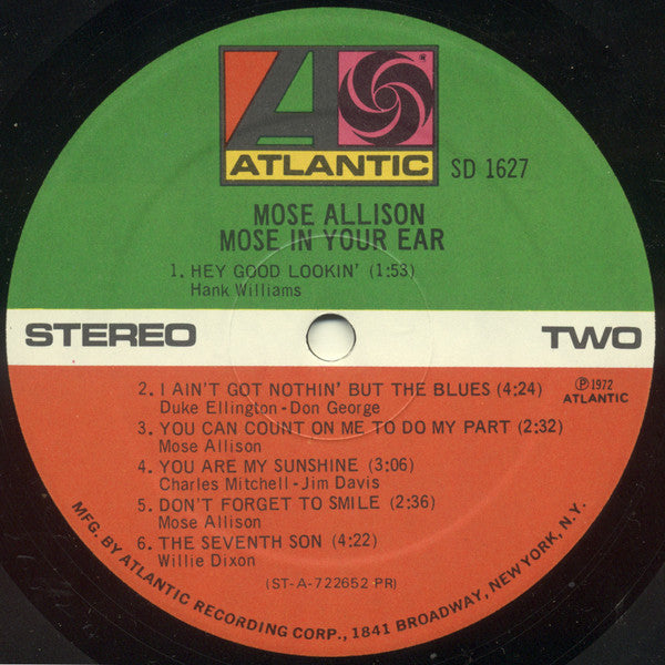 Mose Allison - Mose In Your Ear