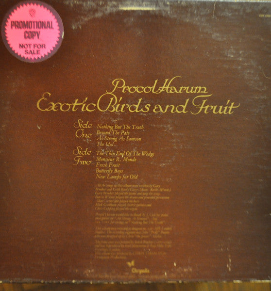 Procol Harum - Exotic Birds And Fruit