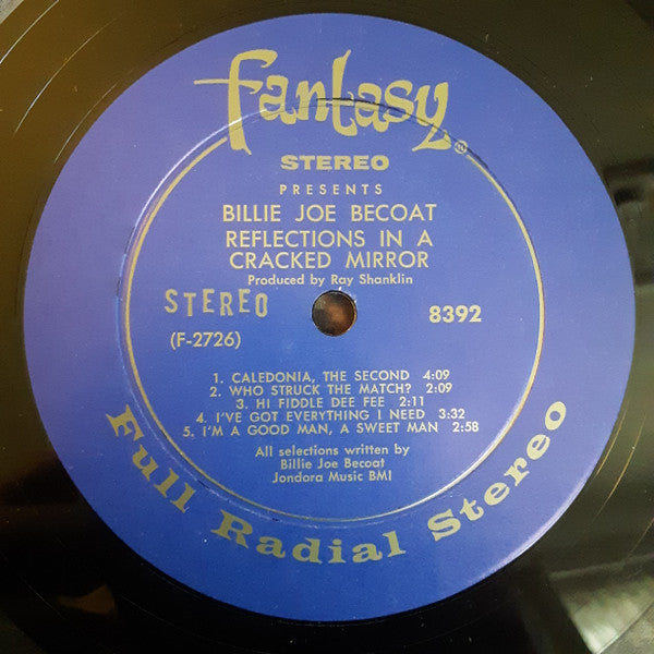 Billie Joe Becoat - Reflections From A Cracked Mirror - 1969