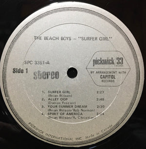 Beach Boys, The - Surfer Girl - 1973