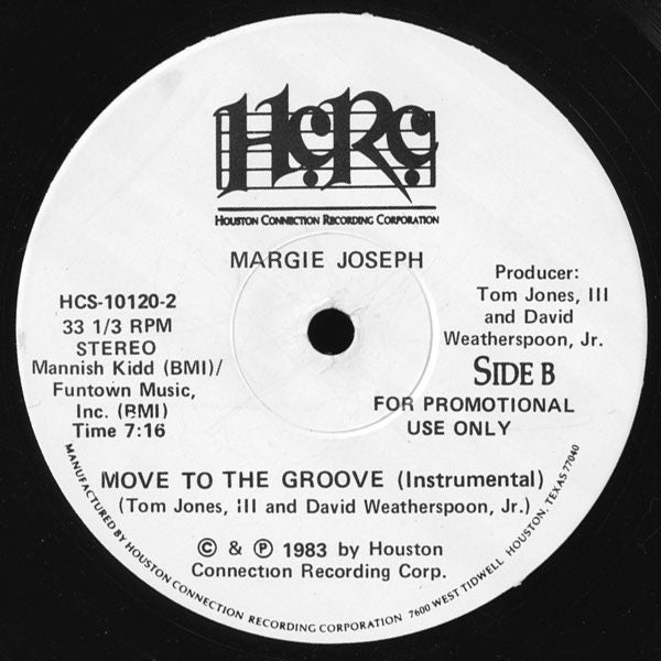Margie Joseph - Move To The Groove - 1983