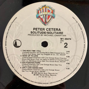 Peter Cetera - Solitude / Solitaire Vinyl Record