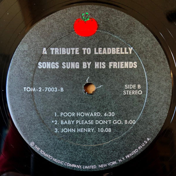 Various - A Tribute To Leadbelly - 1977