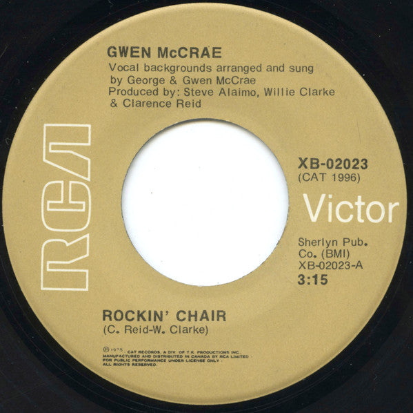 Gwen McCrae - Rockin' Chair Vinyl Record