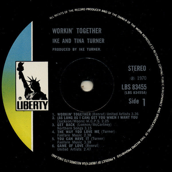 Ike & Tina Turner - Workin' Together - 1971