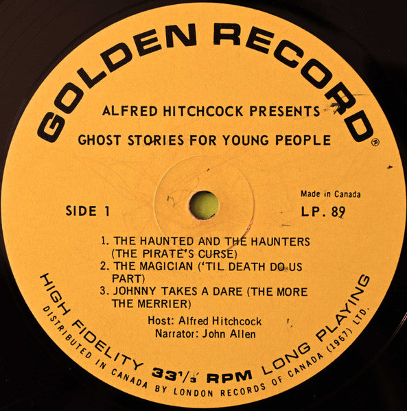 Alfred Hitchcock - Alfred Hitchcock Presents Ghost Stories For Young People -