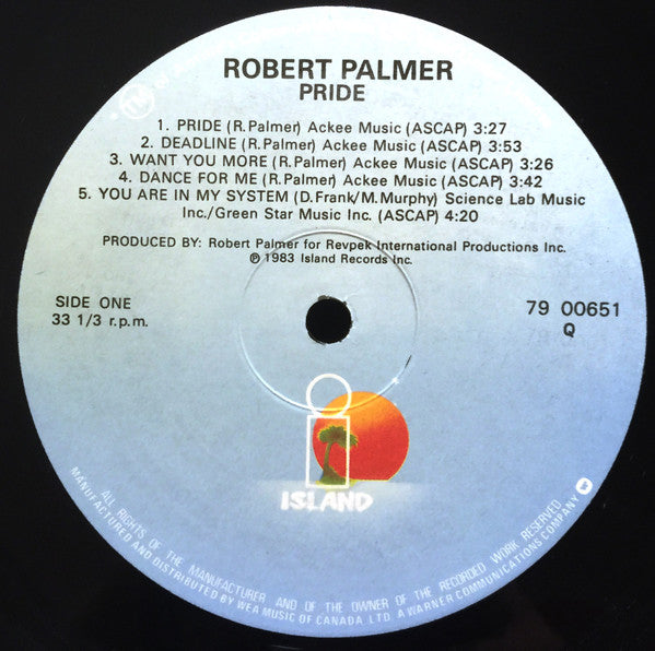 Robert Palmer - Pride