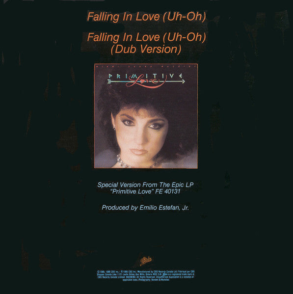 Miami Sound Machine - Falling In Love (Uh-Oh) Vinyl Record