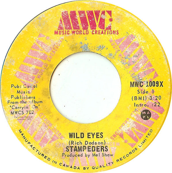 Stampeders, The - Wild Eyes - 1971