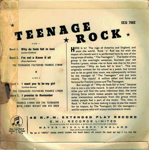 Frankie Lymon & The Teenagers - Teenage Rock