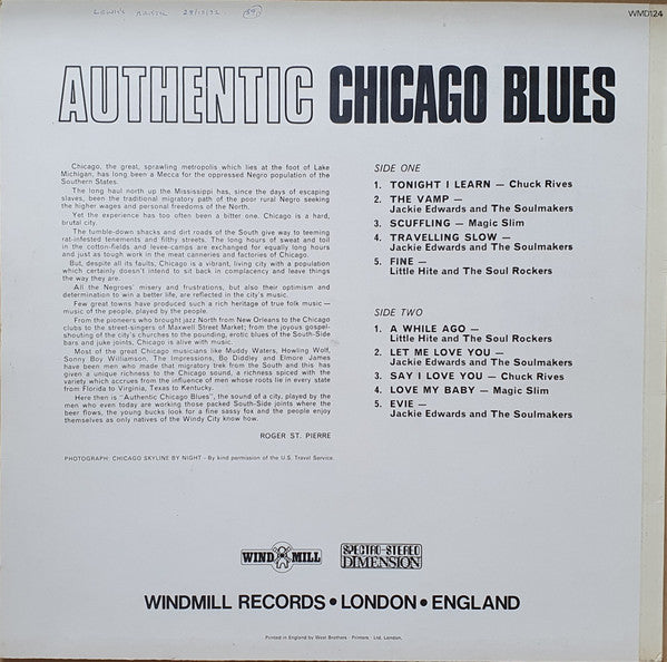 Various - Authentic Chicago Blues